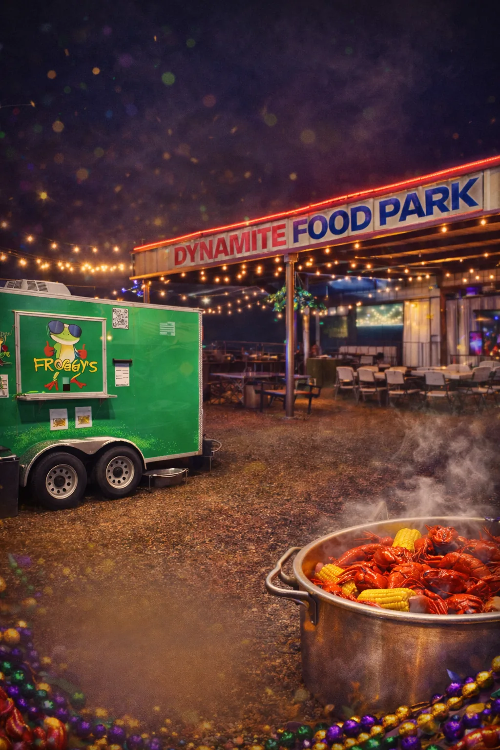 Night at Dynamite Park — Froggy's TX Southern Seafood